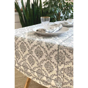 Дорожка на стол «Версаль-серая»