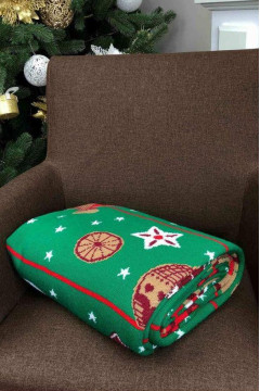 Plaid "Christmas Cookies" green