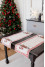 New Year's table runner "Snowfall"