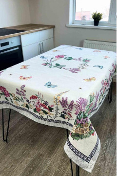 Festive tablecloth "Lavender Field"