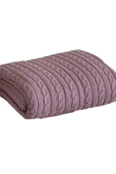 Плед «Ексклюзив» темно-розового цвета, 140х180 см