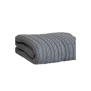 Plaid "Exclusive" light gray, 140x180 cm