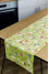 Easter table runner "Pysanka" green