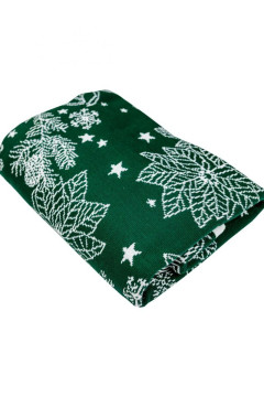 Плед «Різдвяник» зеленого кольору