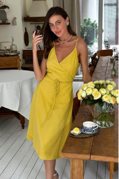 Сукня «Мадлен» кольору шафрану