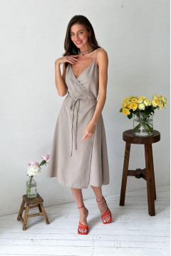 Сукня «Мадлен» сіро-бежевого кольору