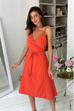 Сукня «Мадлен» коралового кольору