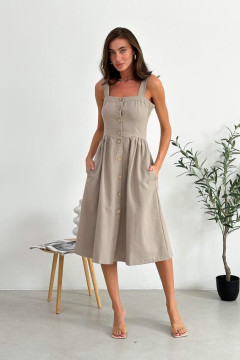 Сукня «Лурдес» сіро-бежевого кольору