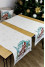 New Year's table runner "Festive House"