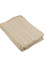 Plaid "Kosi" cream color, 130x170 cm