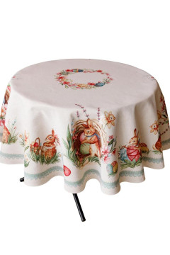 Easter round tablecloth "Zlagoda"