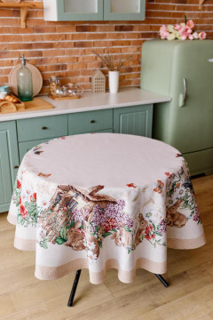 Festive round tablecloth "Alicia"