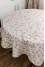 Festive round tablecloth "Tereza-flowers"