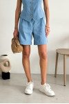 "Shadow" shorts, blue