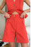 Coral-colored Shadow shorts