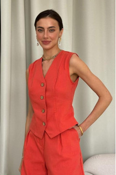 Жилетка «Шедоу» коралового кольору