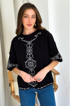 Блуза «Єремія» чорного кольору