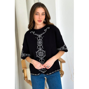 Блуза «Єремія» чорного кольору