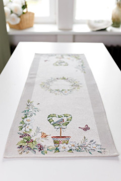 Дорожка на стол «Садові квіти»