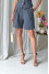 "Shadow" shorts in graphite color