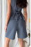 "Shadow" shorts in graphite color