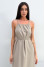 Сукня «Афіна» сіро-бежевого кольору