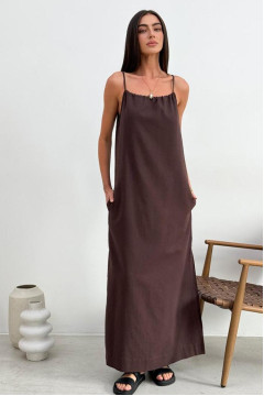 Сукня «Афіна» шоколадного кольору