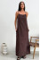 Сукня «Афіна» шоколадного кольору