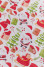 Christmas tablecloth "Santa" white