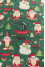 New Year's tablecloth "Santa" green