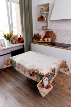 Праздничная скатерть «Гарбузові гноми»