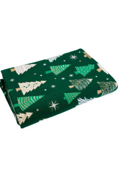 Plaid "Yalynochka" dark green