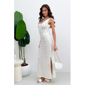 Dress "Emilia" milky color