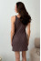 Сукня «Ажур» коричневого кольору
