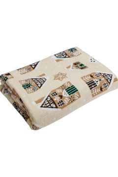 Plaid "Gingerbread Houses" beige