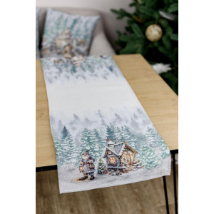 Новорічна доріжка на стіл «Казкові гноми»