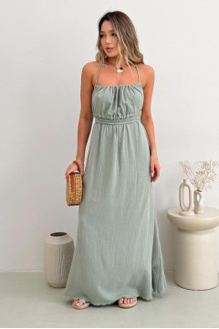 Сукня «Гера» оливкового кольору