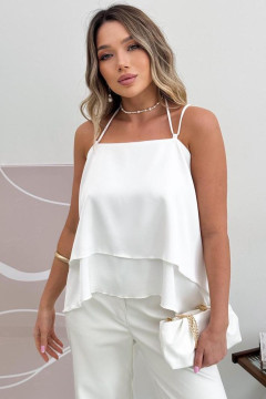 Блуза «Елада» білого кольору