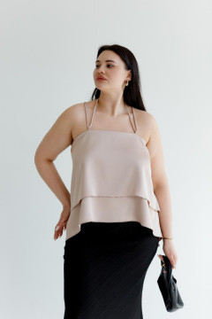 Блуза «Елада» кольору тауп