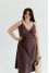Платье «Мадлен» шоколадного цвета