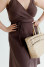 Платье «Мадлен» шоколадного цвета