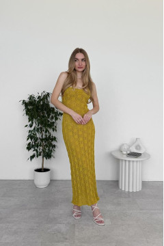 Сукня «Нонна» гірчичного кольору