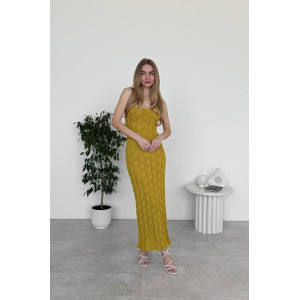 Сукня «Нонна» гірчичного кольору