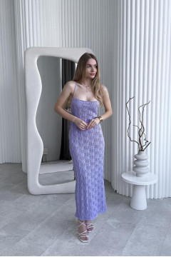 Платье «Нонна» лавандового цвета