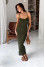 Olive-colored dress "Nonna"
