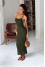 Olive-colored dress "Nonna"