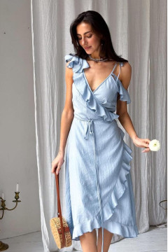 Платье «Луна» голубого цвета