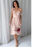 Платье «Луна» персикового цвета