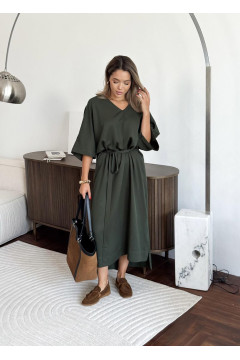 Emerald-colored Becky dress