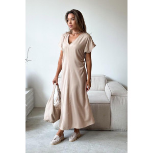 Платье «Селеста» бежевого цвета
